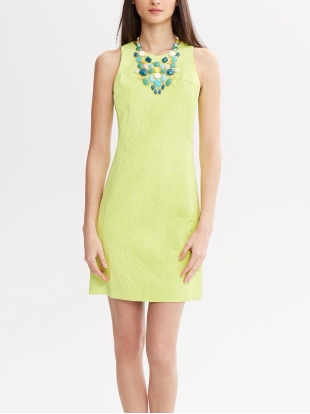 Banana Republic Milly Collection Sleeveless Jacquard Dress-size 4